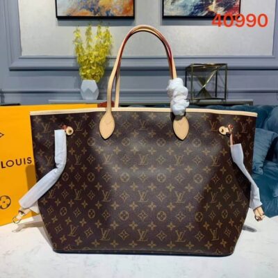 Replica Louis Vuitton Monogram Canvas Neverfull Gm M40990 Pink